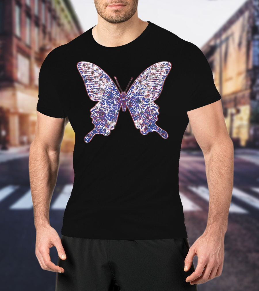 Butterfly Gardener Entomologist Fest With Colorful Wing T-Shirt