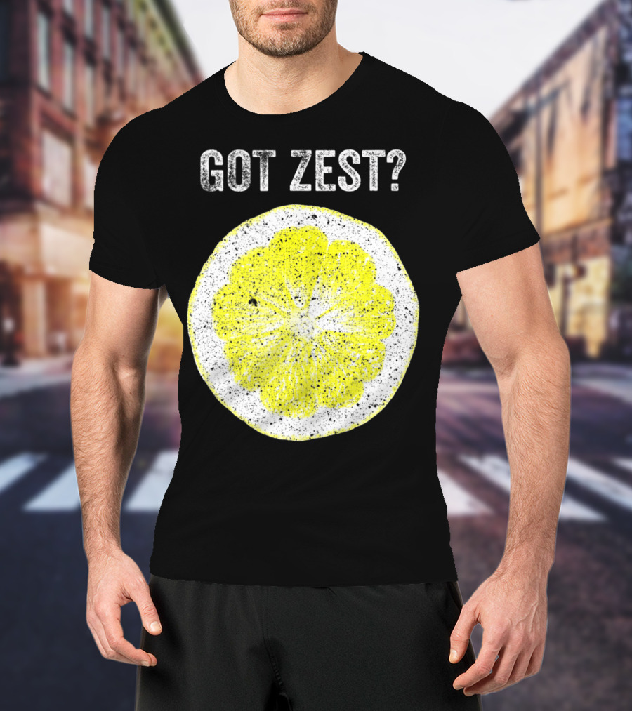 Got Zest? Chef Cook Food Festival Lemon Slice T-Shirt