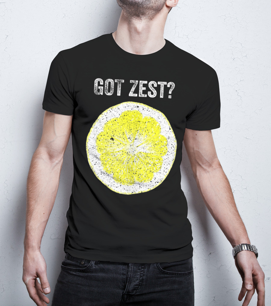 Got Zest? Chef Cook Food Festival Lemon Slice T-Shirt