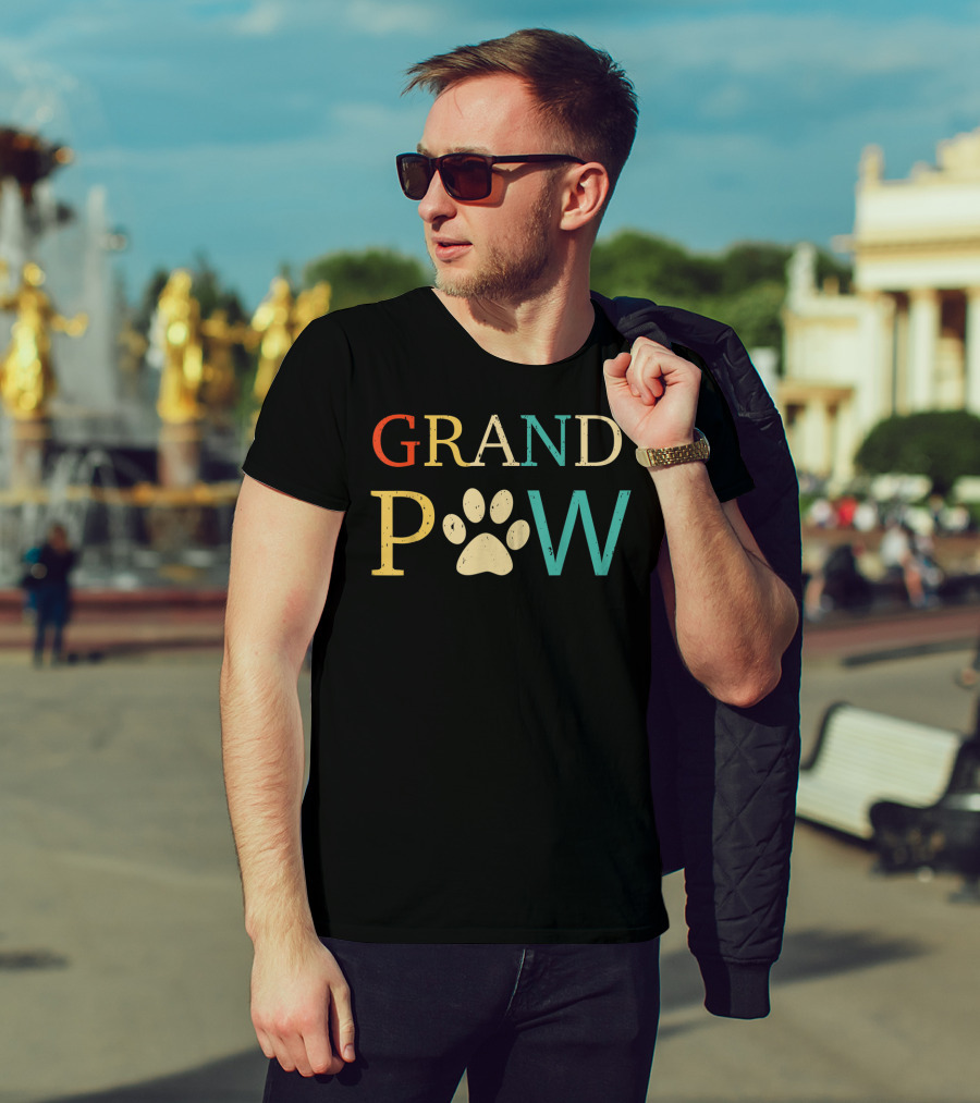 Grand Paw Dog Lover Gift For Men And Women T-Shirt