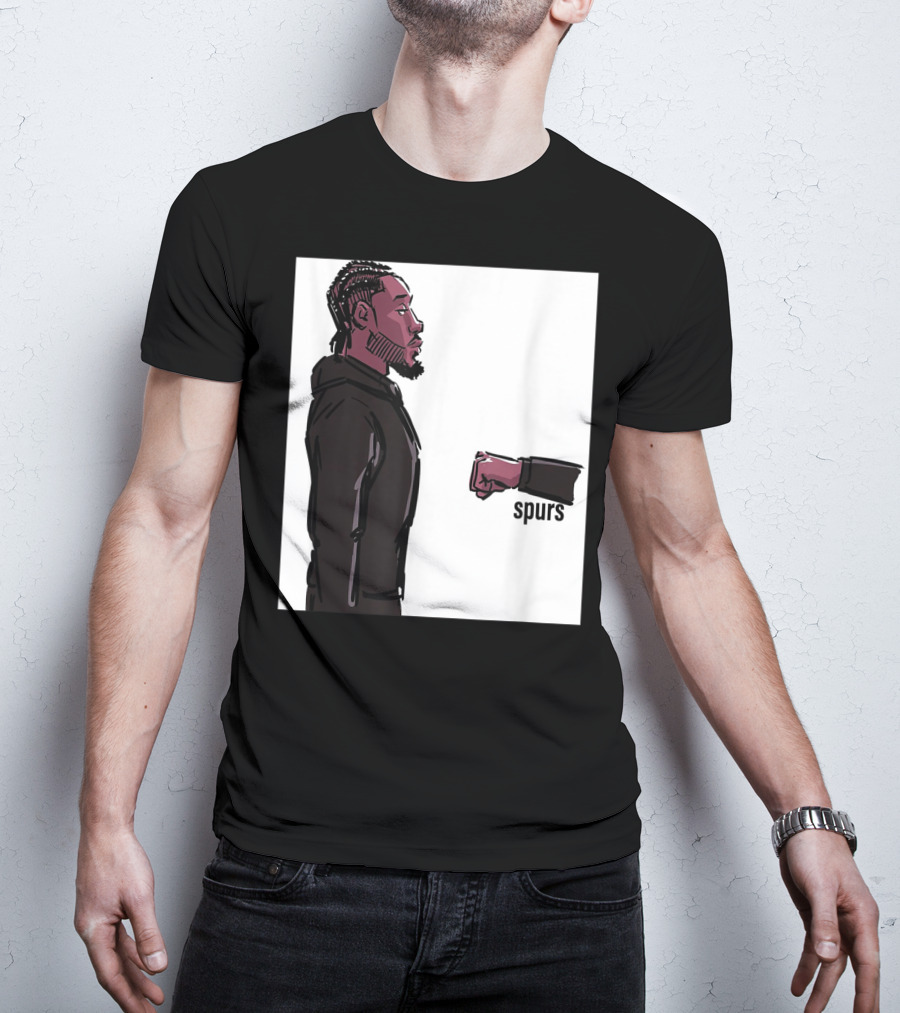 Funny Man Declines Dap Spurs T-Shirt