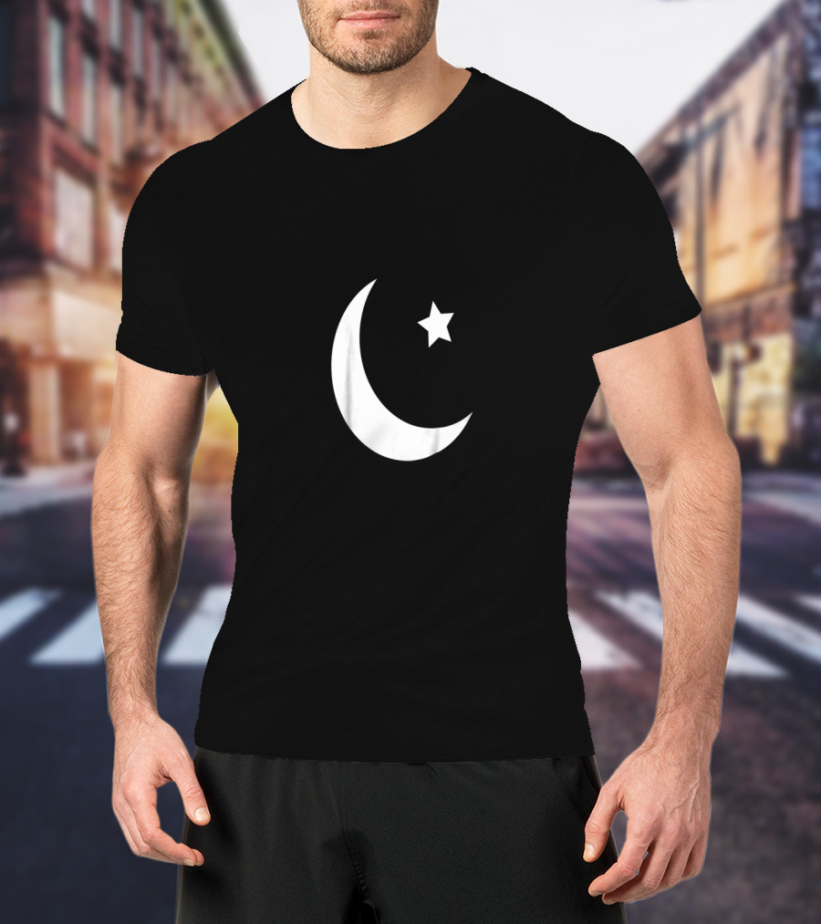 Pakistan Independence Day Crescent Moon Star Symbol Patriotism T-Shirt