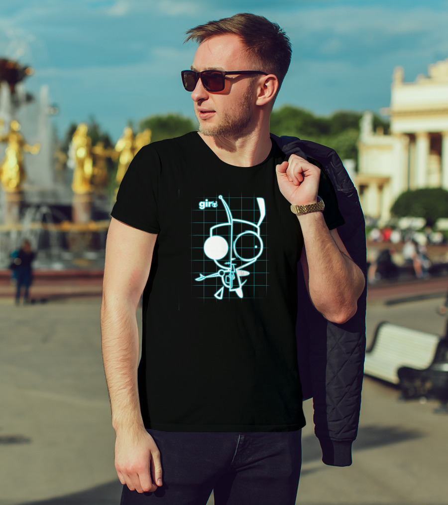 Nickelodeon Invader Zim GIR X-Ray Schematic T-Shirt
