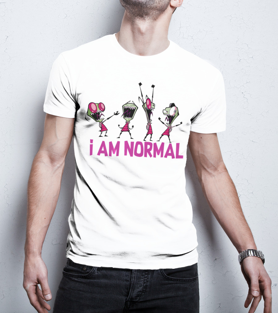 Nickelodeon Invader Zim I Am Normal Dance Characters T-Shirt