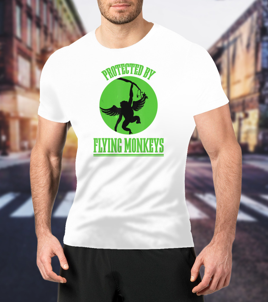 Oz Wicked Witch Protected By Flying Monkeys Wizard Of T-Shirt