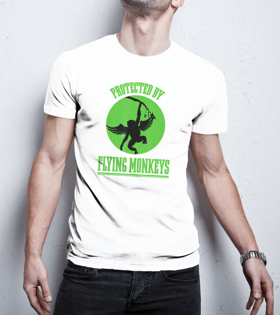 Oz Wicked Witch Protected By Flying Monkeys Wizard Of T-Shirt
