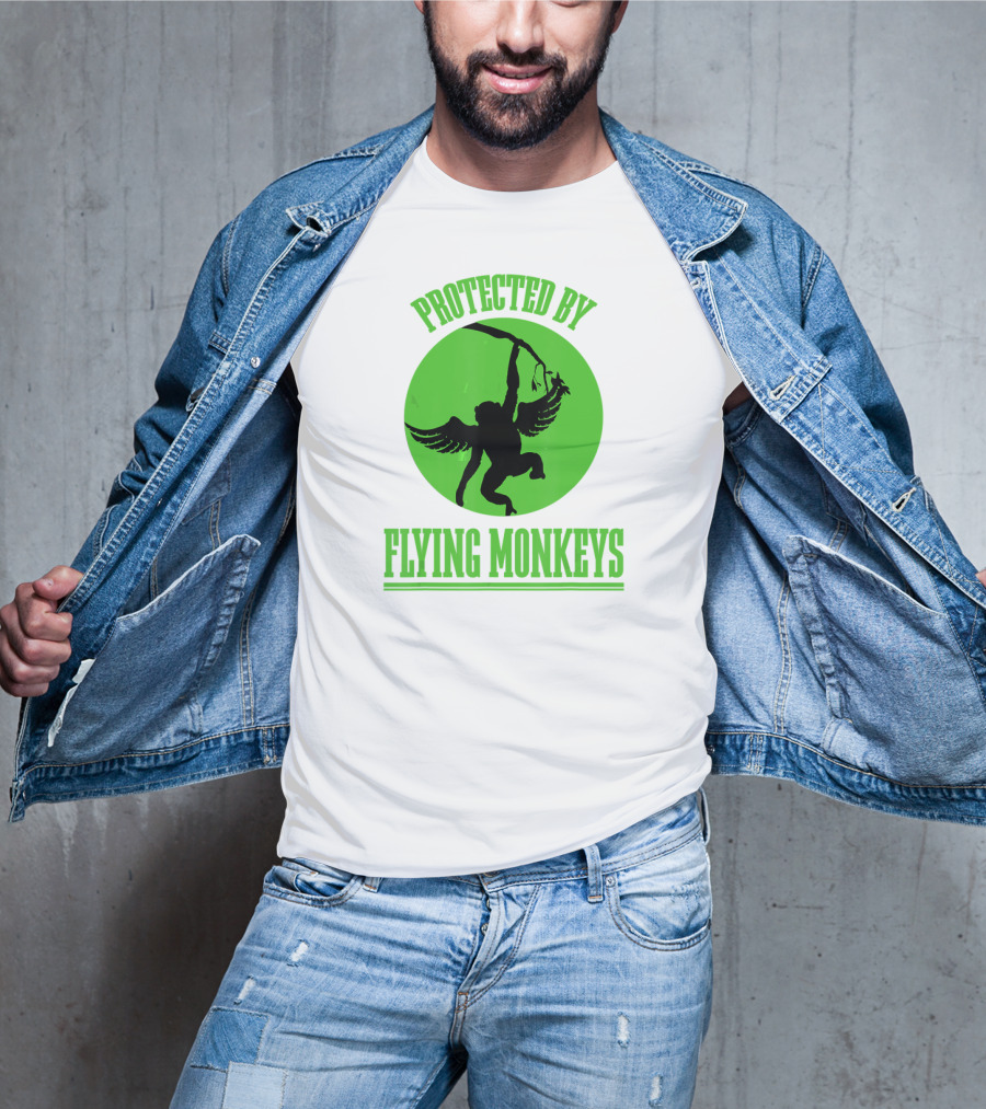 Oz Wicked Witch Protected By Flying Monkeys Wizard Of T-Shirt