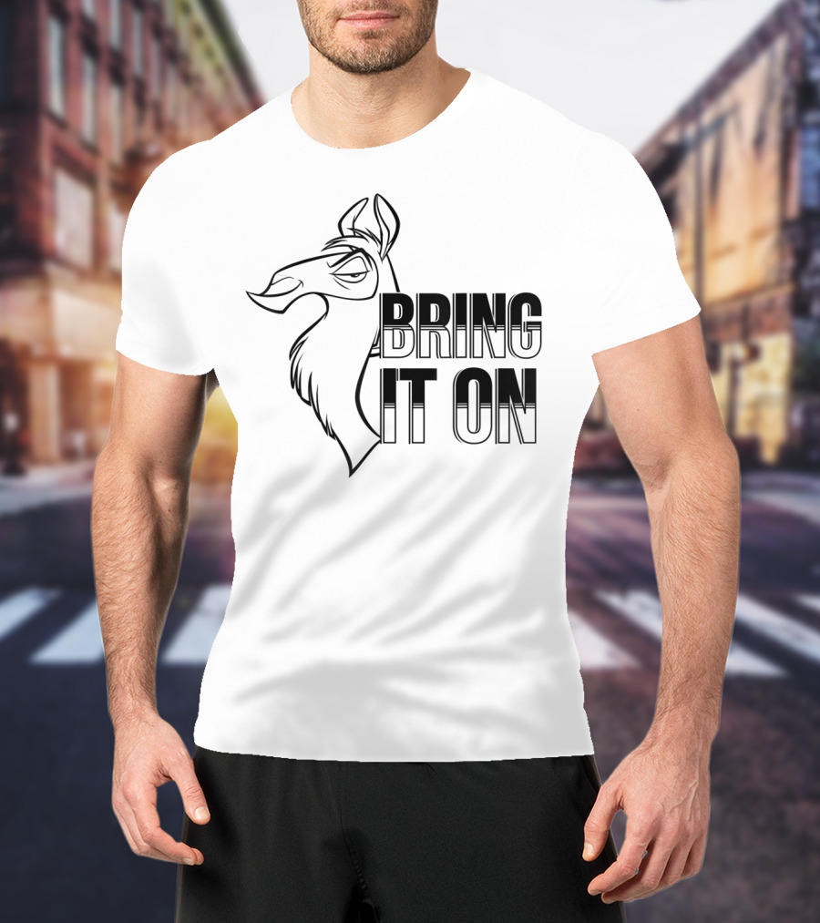 Disney Emperor's New Groove Kuzco Llama Bring It On T-Shirt