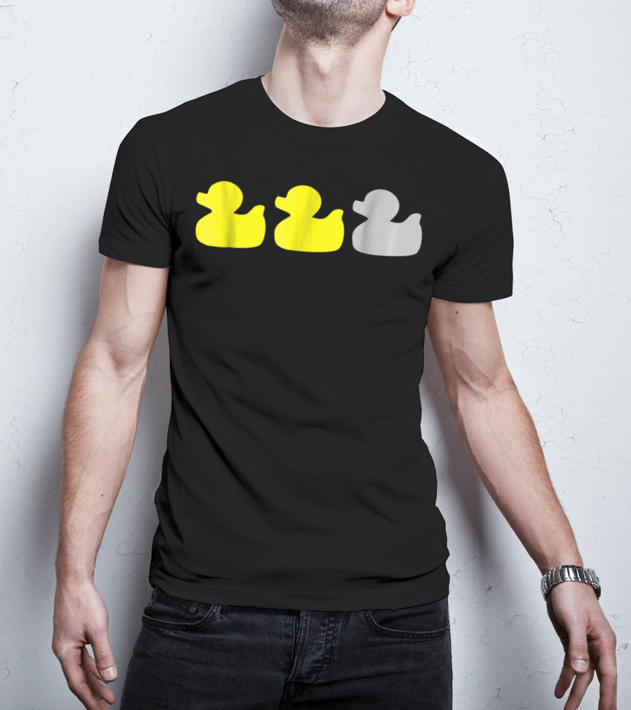 Duck Duck Gray Duck Humor Minnesota Yellow And Gray Ducks T-Shirt