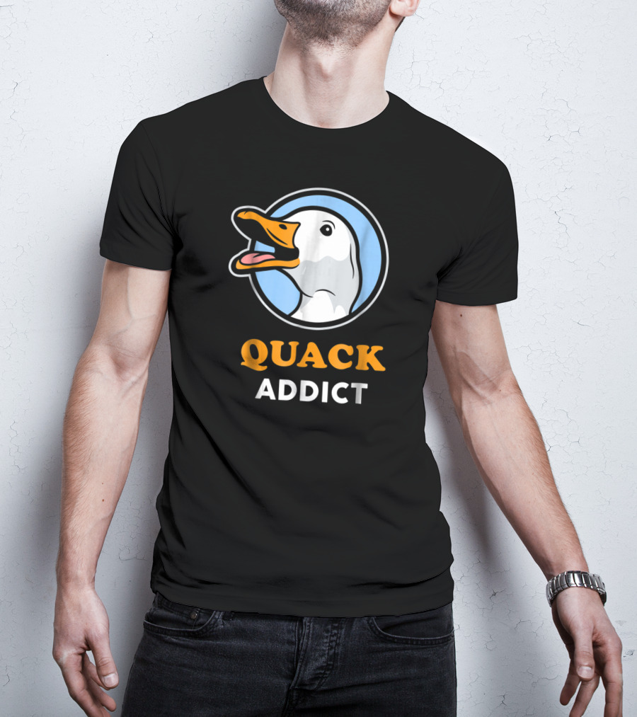 Quack Addict Funny White Pekin Duck Pet Owner T-Shirt