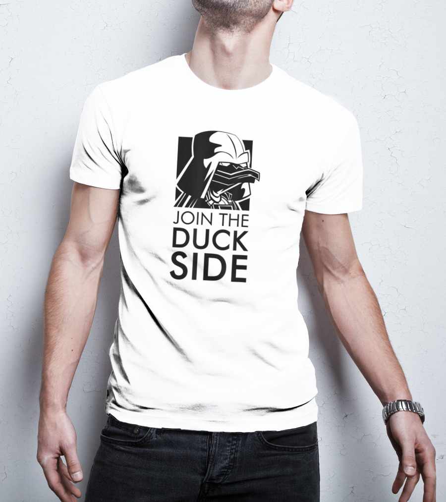 Join The Duck Side Ducky Ducks Duckling Fun Darth Vader T-Shirt