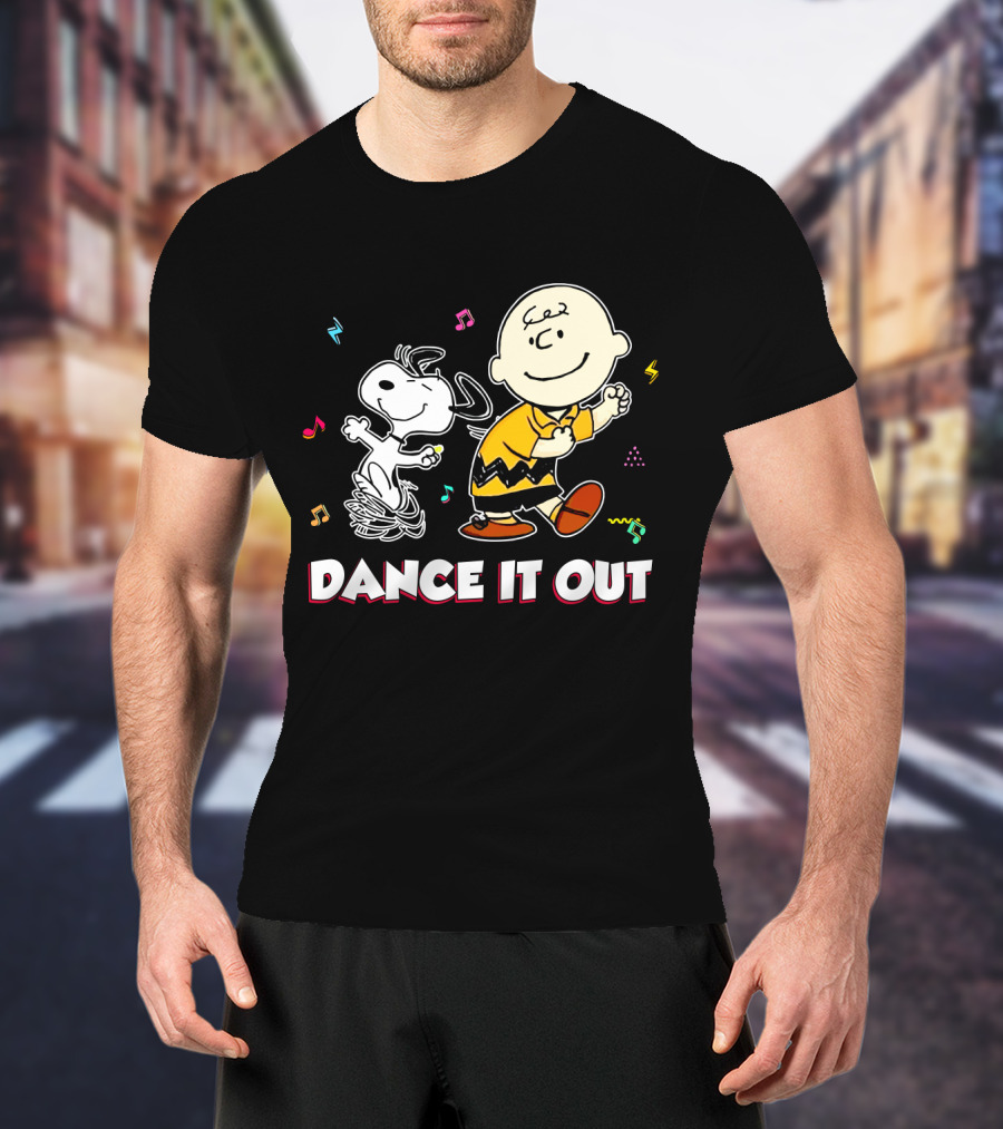 Dance It Out With Snoopy And Charlie Brown From The Peanuts Movie T-Shirt