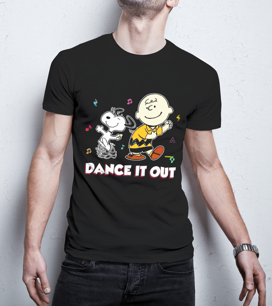 Dance It Out With Snoopy And Charlie Brown From The Peanuts Movie T-Shirt