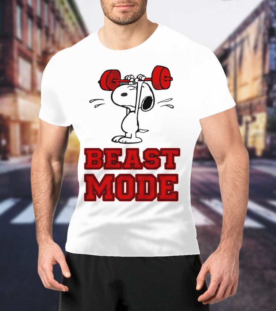 Snoopy Beast Mode The Peanuts Movie T-Shirt