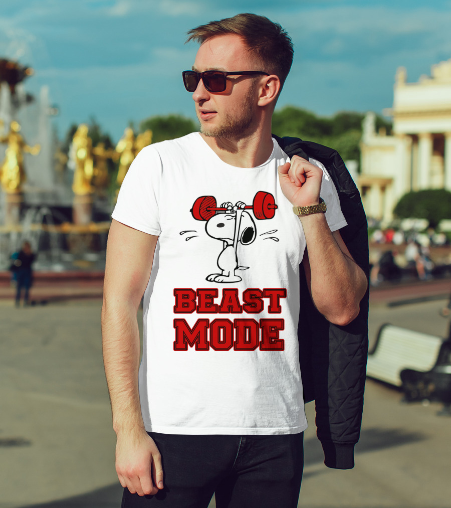 Snoopy Beast Mode The Peanuts Movie T-Shirt
