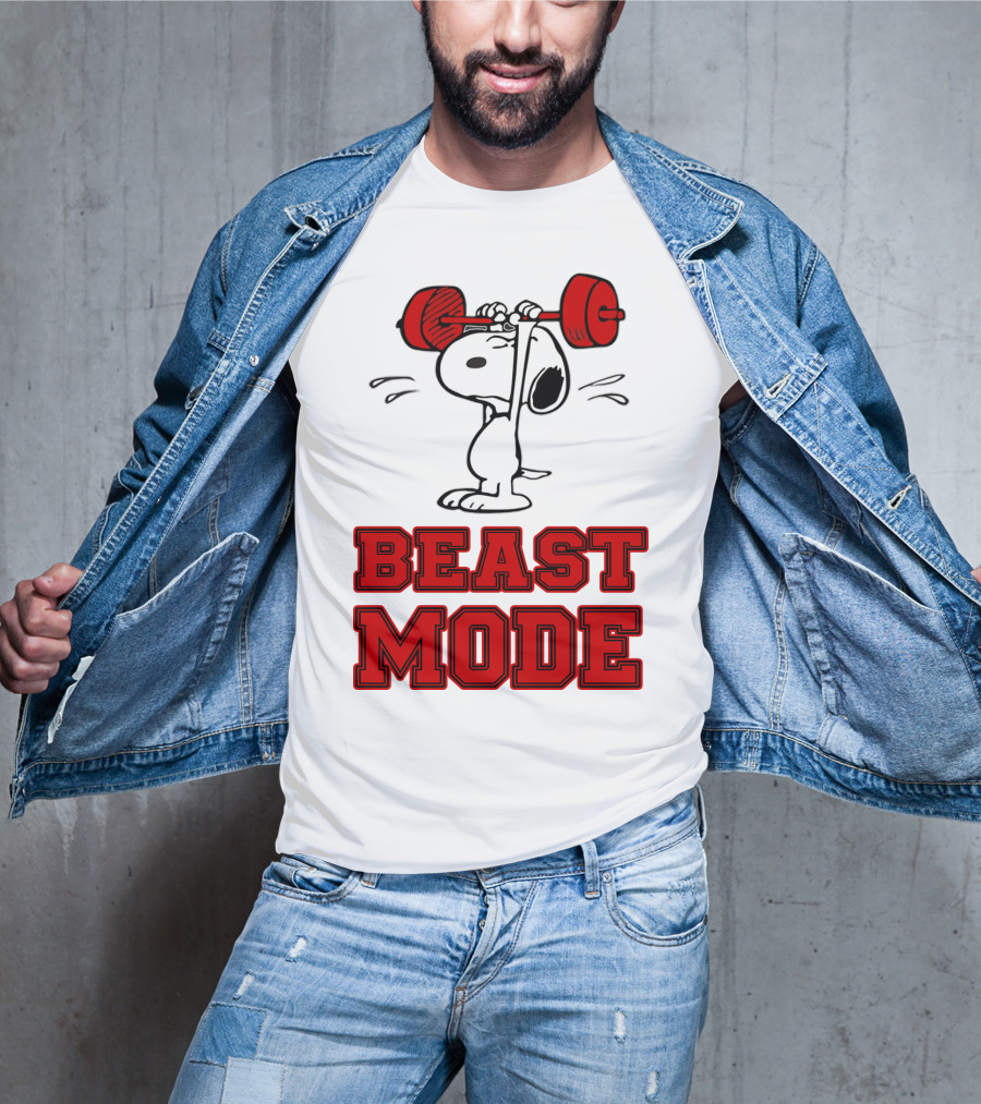 Snoopy Beast Mode The Peanuts Movie T-Shirt