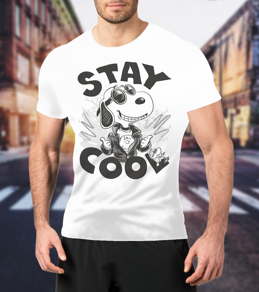 Stay Cool Snoopy The Peanuts Movie Thumbs Up T-Shirt