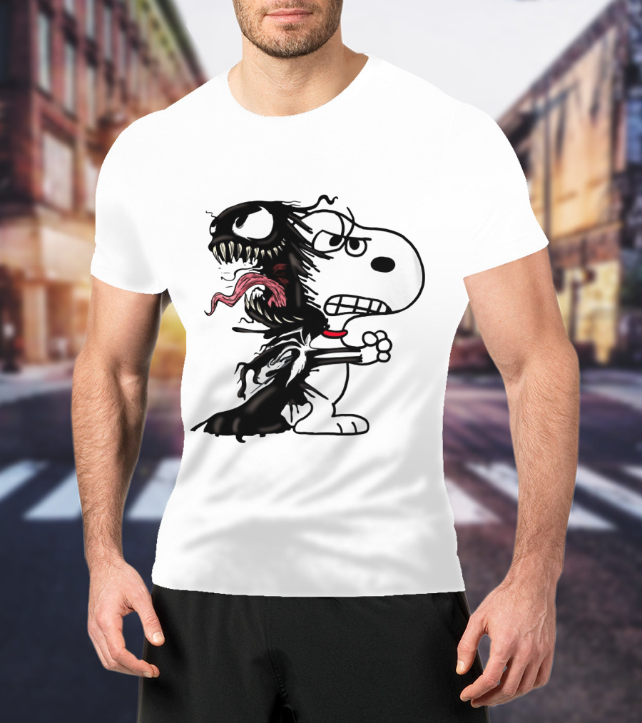 Venom Snoopy Mashup The Peanuts Movie T-Shirt