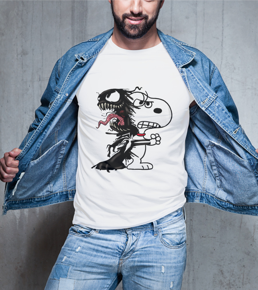 Venom Snoopy Mashup The Peanuts Movie T-Shirt