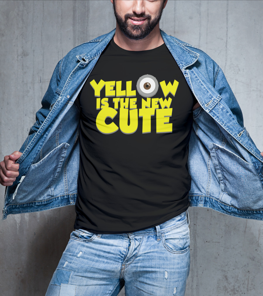 Yellow Is The New Cute Despicable Me Minions Eye T-Shirt
