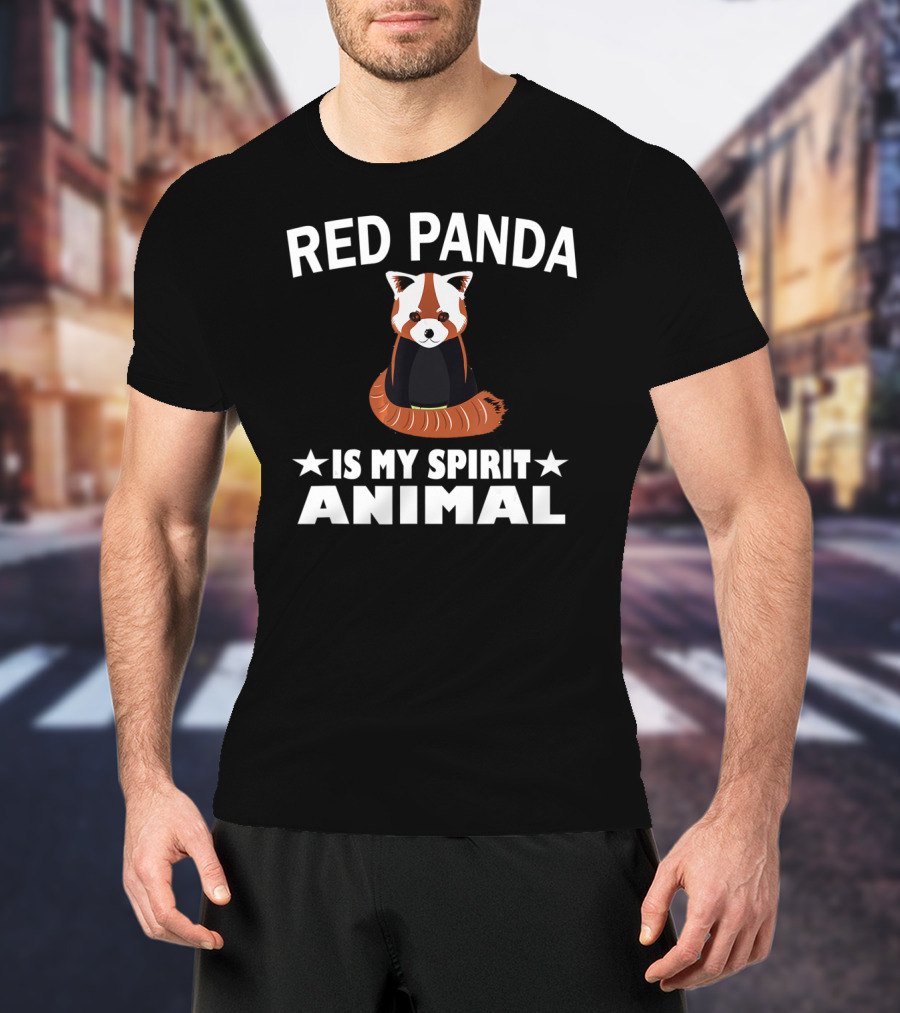 Red Panda Is My Spirit Animal T-Shirt