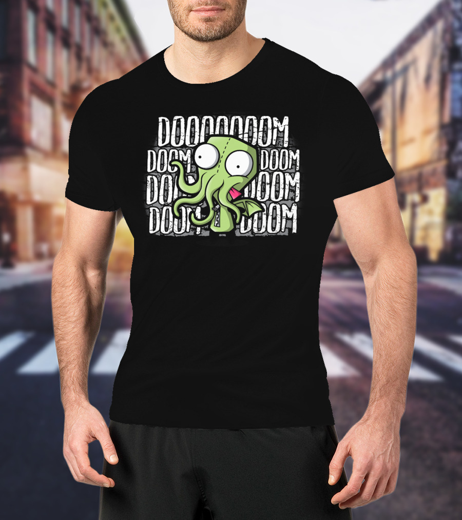 Gircthulhu Doom Doom Doom Gir Invader Zim Monster Tentacles T-Shirt