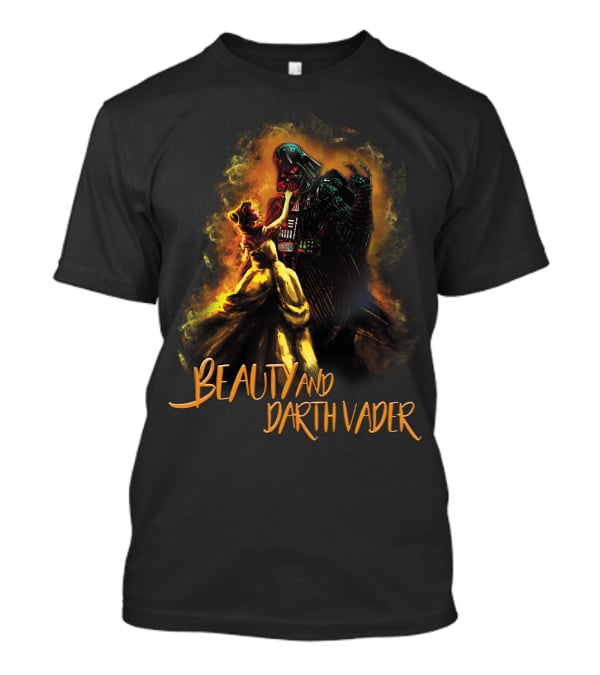 Beauty And The Darth Vader Star Wars Romance Fusion T-Shirt