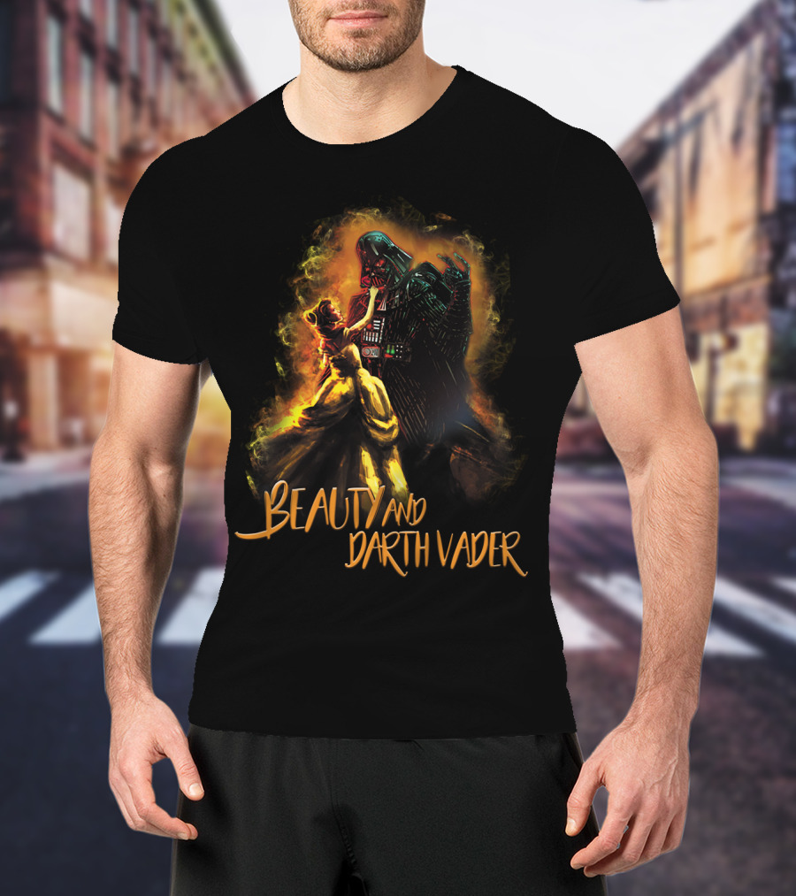 Beauty And The Darth Vader Star Wars Romance Fusion T-Shirt