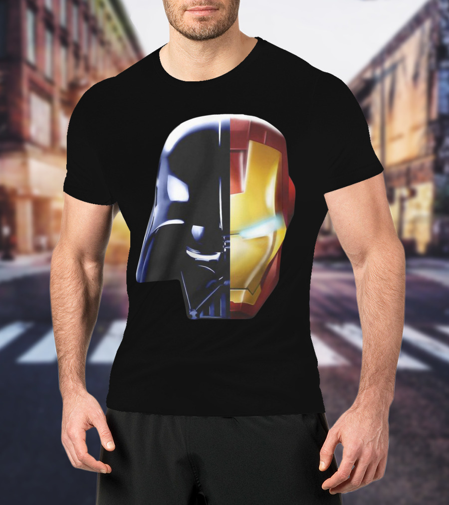 Iron Darth Man Vader Star Wars Marvel Mashup T-Shirt