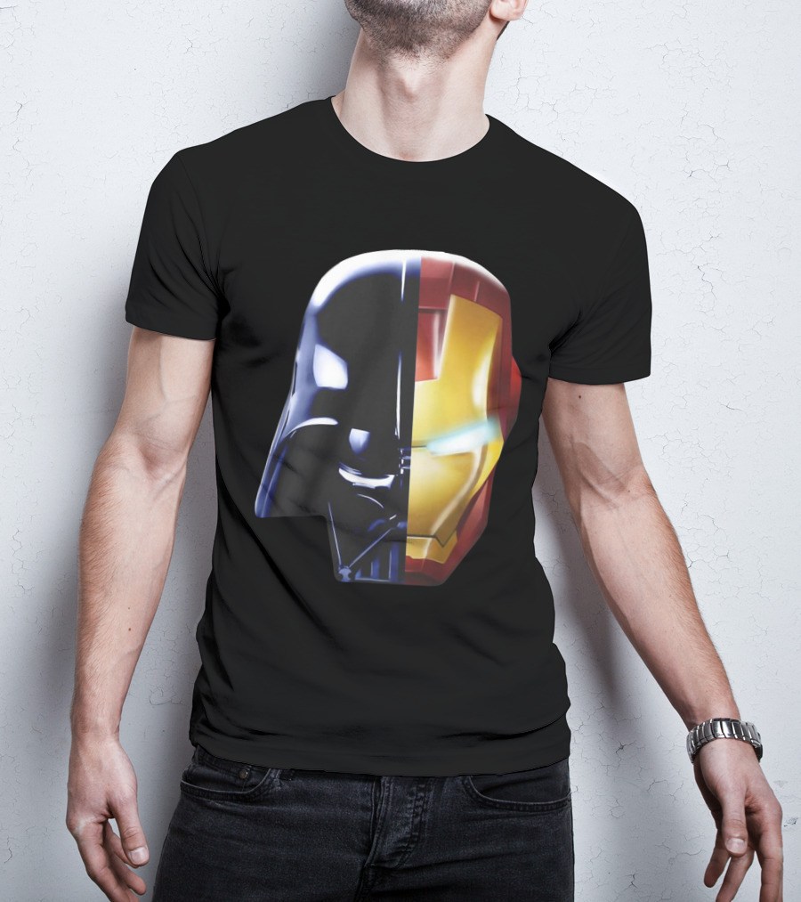 Iron Darth Man Vader Star Wars Marvel Mashup T-Shirt