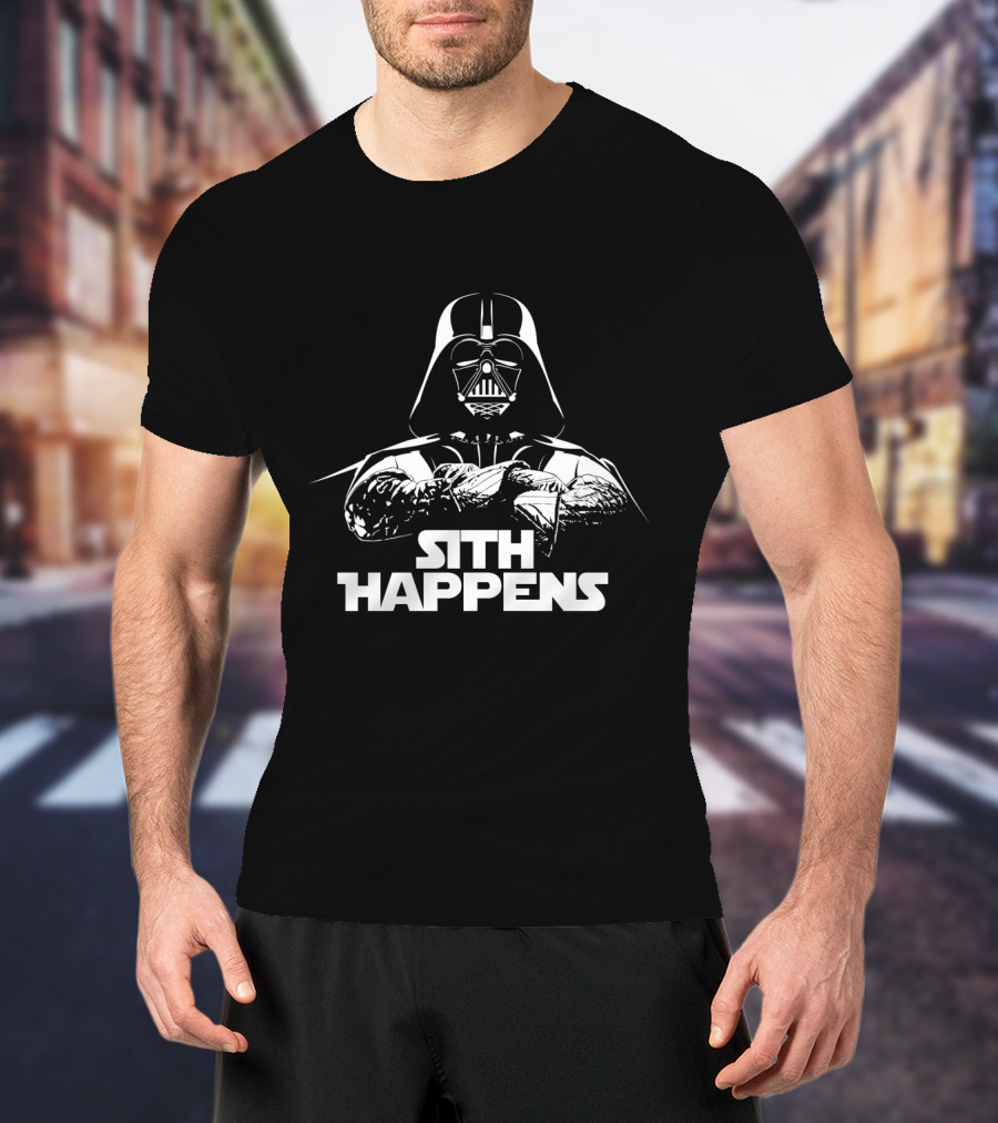 Darth Vader Sith Happens Star Wars T-Shirt