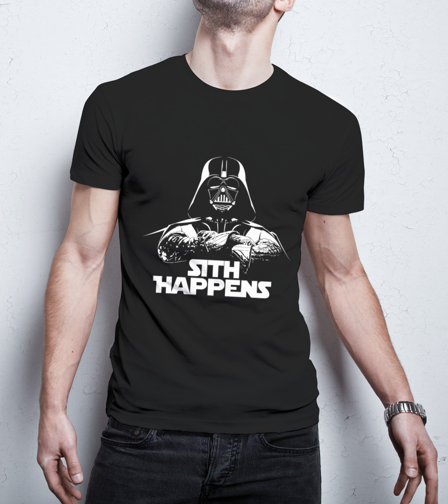 Darth Vader Sith Happens Star Wars T-Shirt