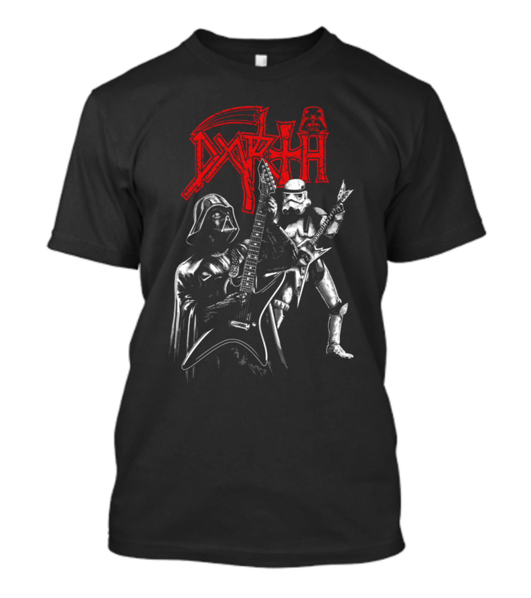 Darth Vader Star Wars Sith Rock Band Guitar Stormtrooper T-Shirt