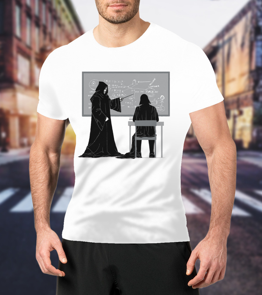 Teach The Force Darth Vader Dark Side Star Wars Classroom T-Shirt