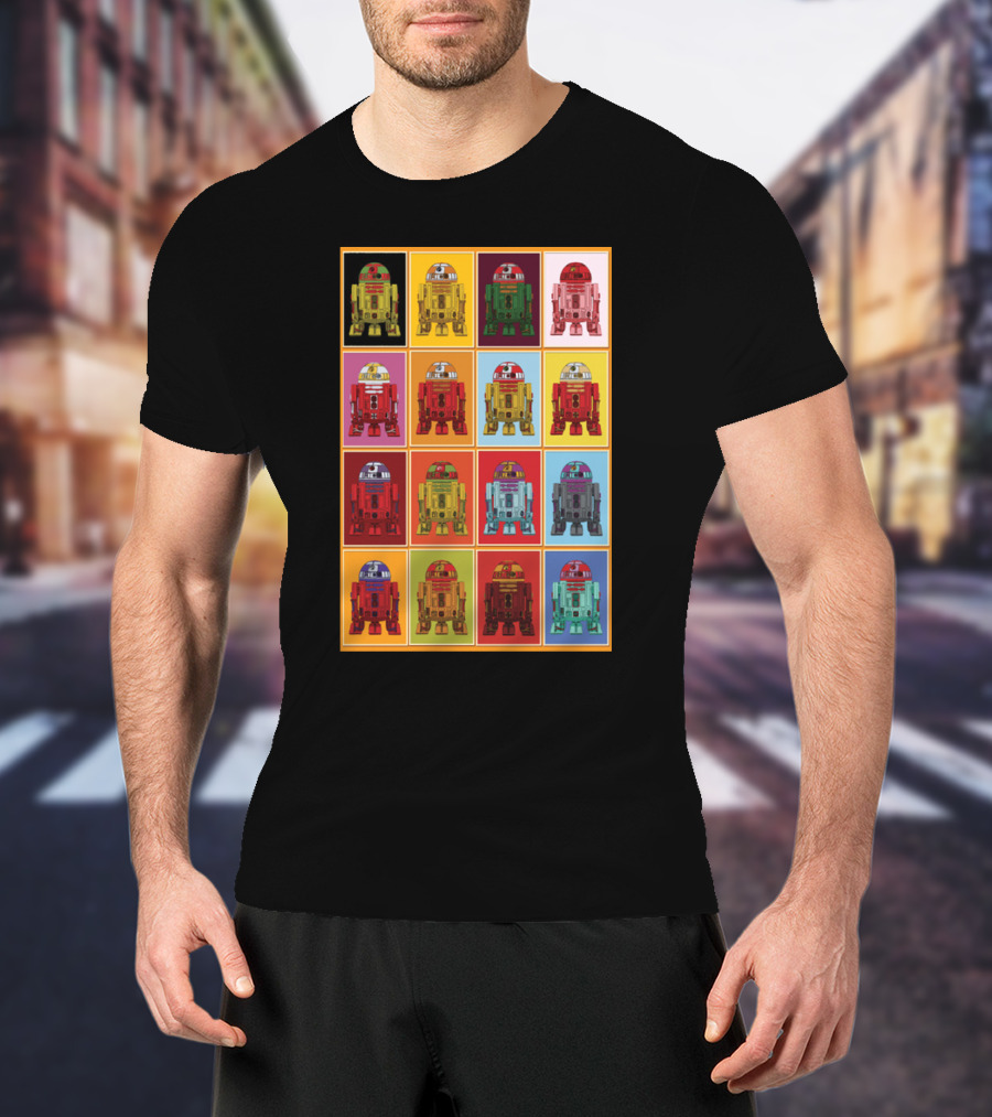 Retro Classic R2 D2 Droids Star Wars Pop T-Shirt
