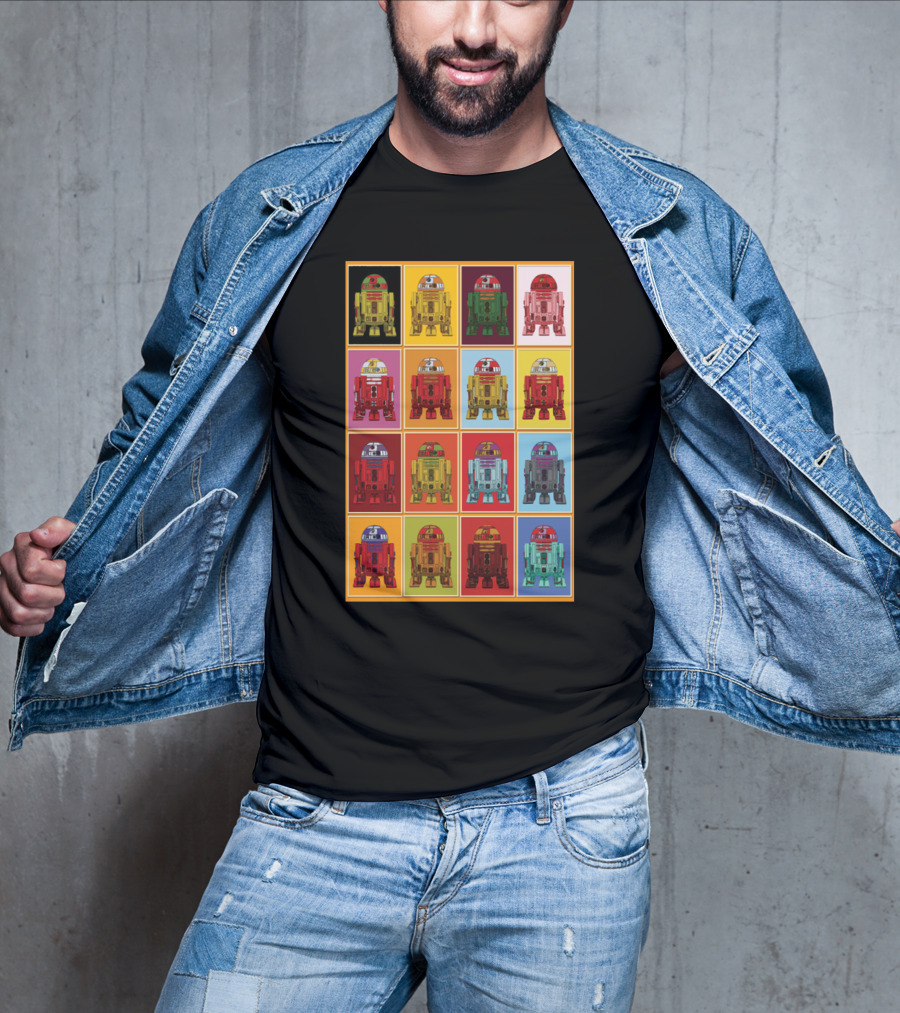 Retro Classic R2 D2 Droids Star Wars Pop T-Shirt