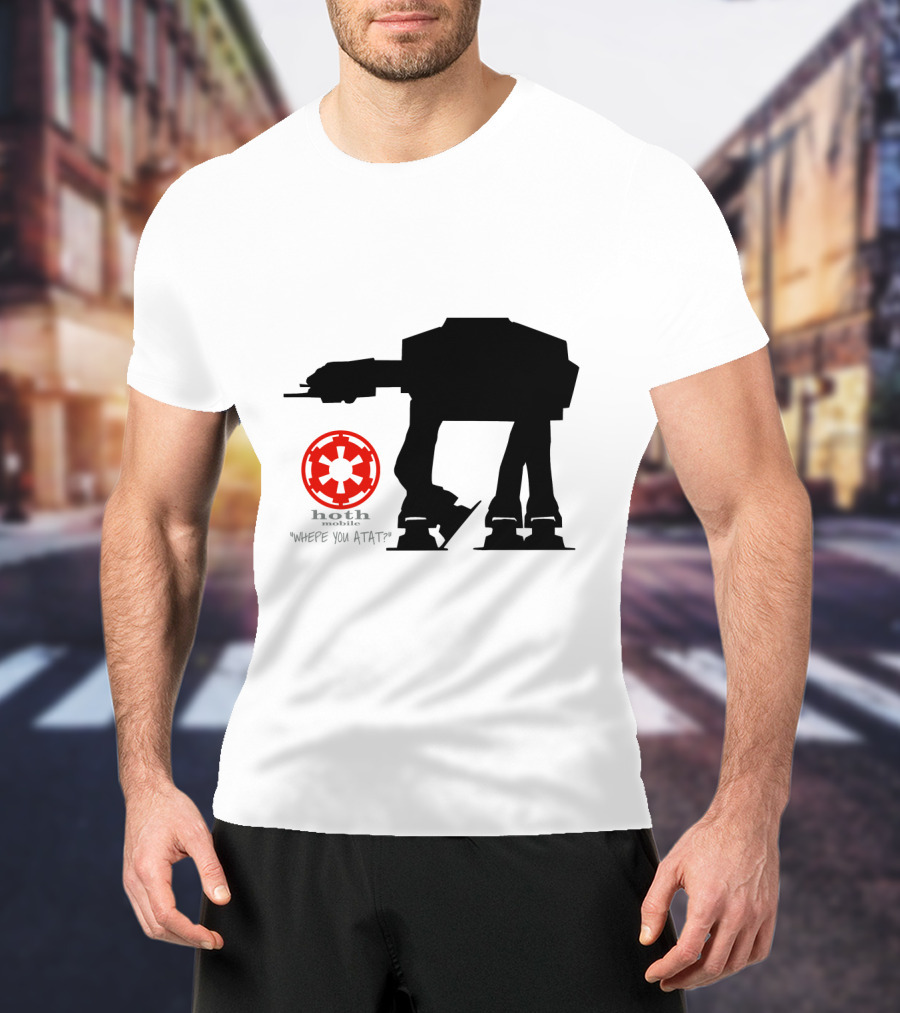 Hoth Mobile Whepe You AT-AT? Star Wars Droids T-Shirt
