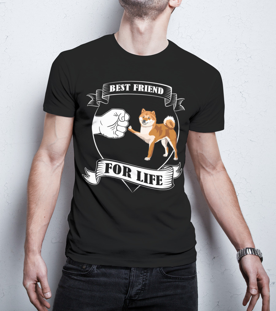 Best Friend For Life Dog Paw Bump T-Shirt