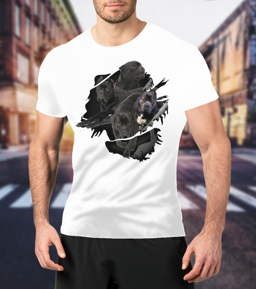 Cane Corso Black Dog Pack T-Shirt