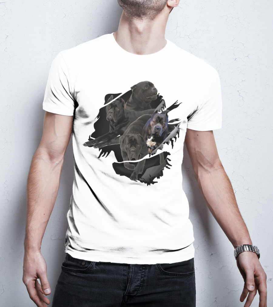 Cane Corso Black Dog Pack T-Shirt