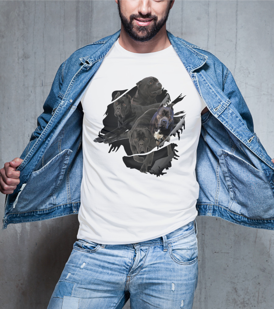 Cane Corso Black Dog Pack T-Shirt