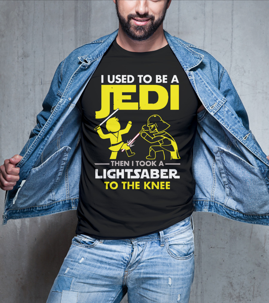 I Used To Be A Jedi Then I Took A Lightsaber To The Knee T-Shirt