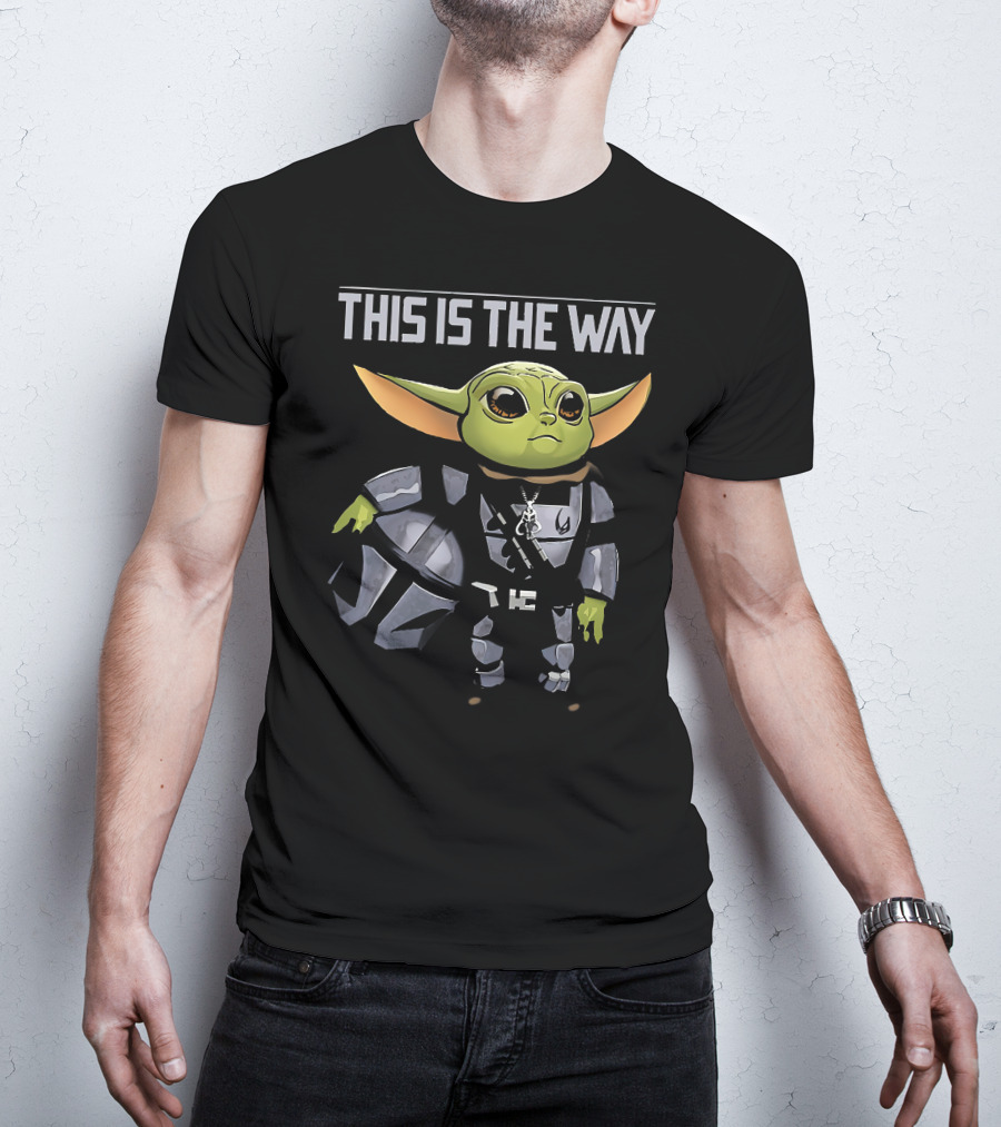 Baby Yoda Mandalorian Armor This Is The Way T-Shirt