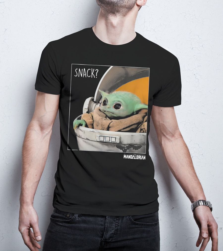 Snack Baby Yoda The Mandalorian T-Shirt