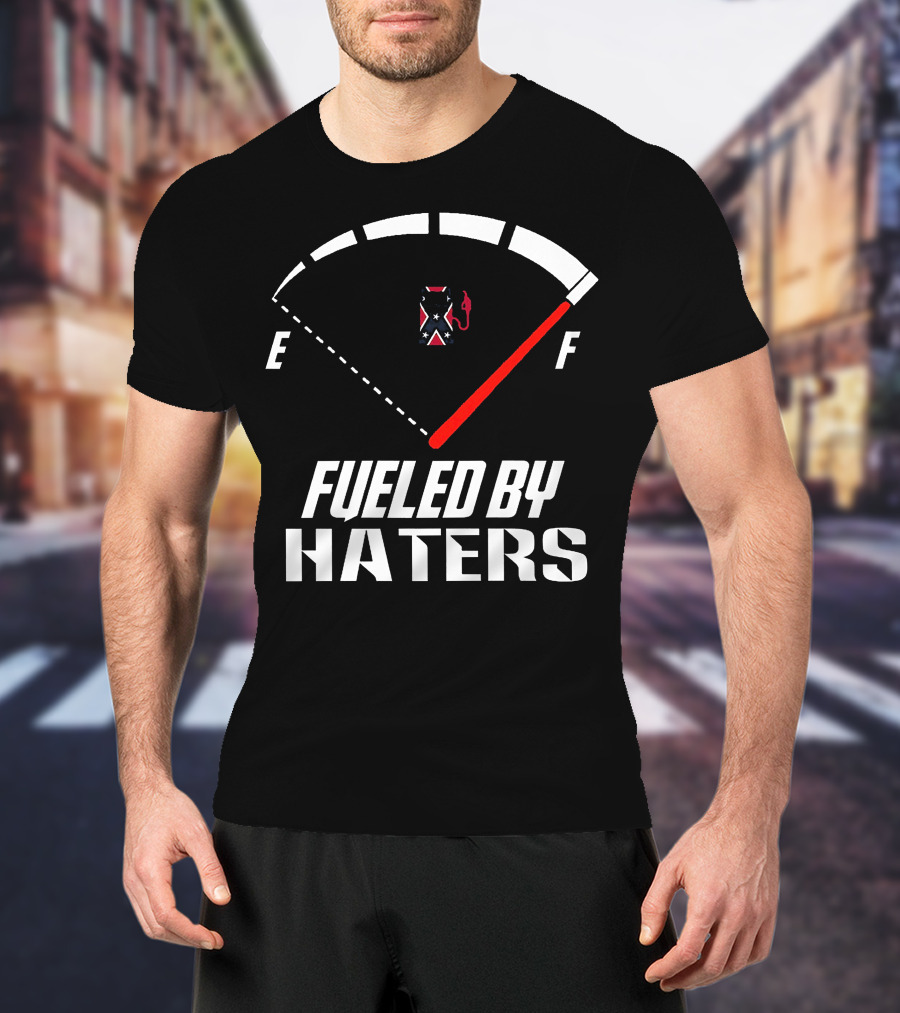 Southern United States Fueled By Haters E F Meter Flag T-Shirt
