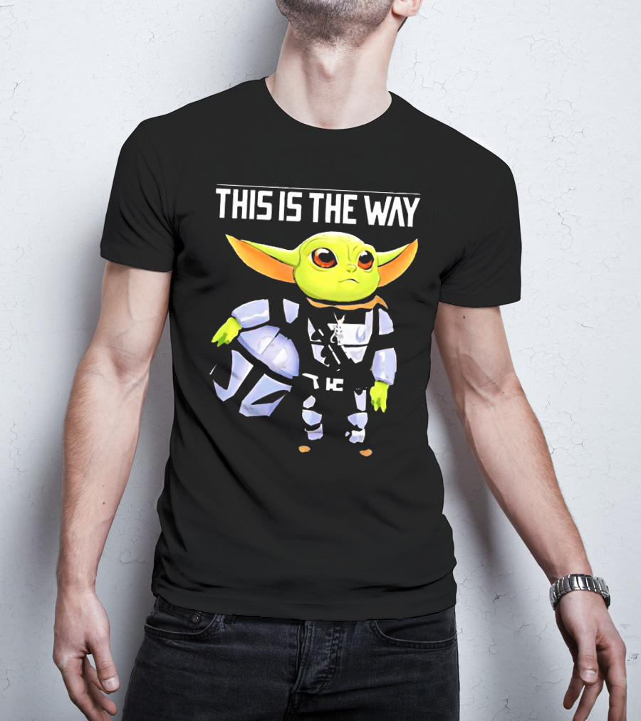 The Child Grogu This Is The Way Mandalorian Helmet Character T-Shirt