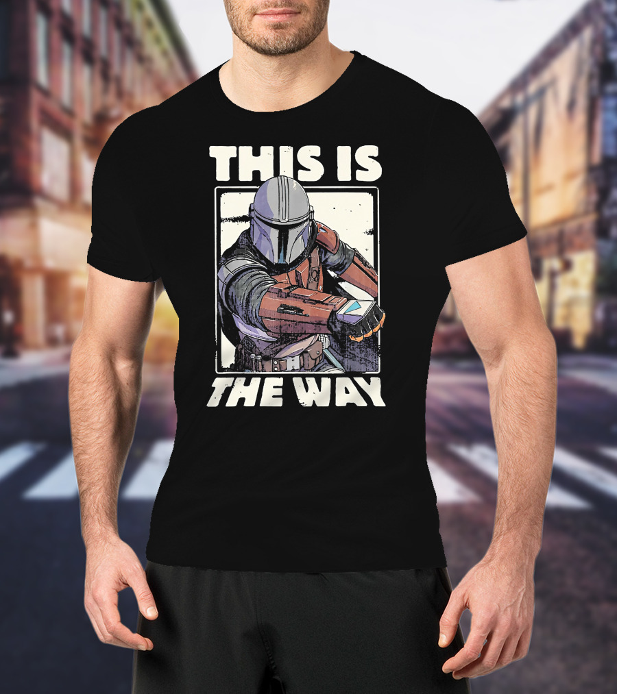This Is The Way Mandalorian Warrior Emblem T-Shirt