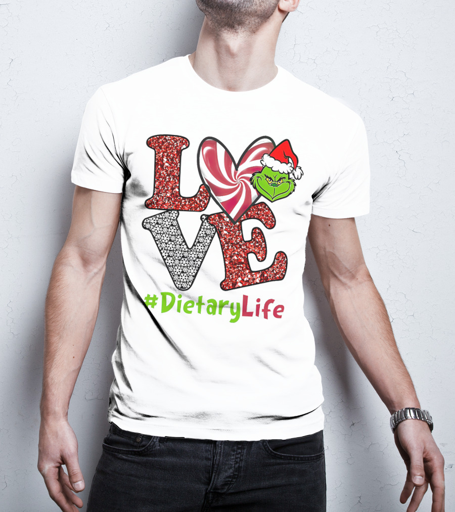 LOVE Grinch Heart #DietaryLife T-Shirt