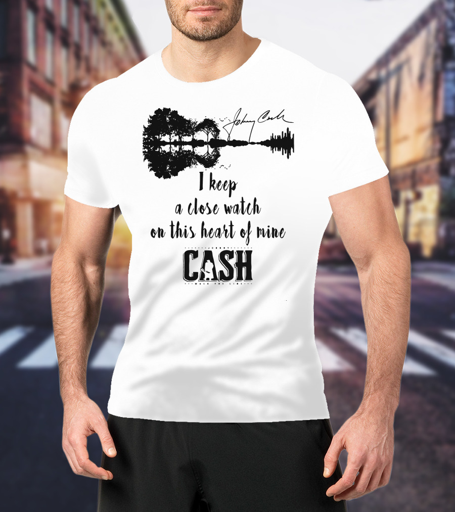 Johnny Cash I Keep A Close Watch On This Heart Of Mine T-Shirt