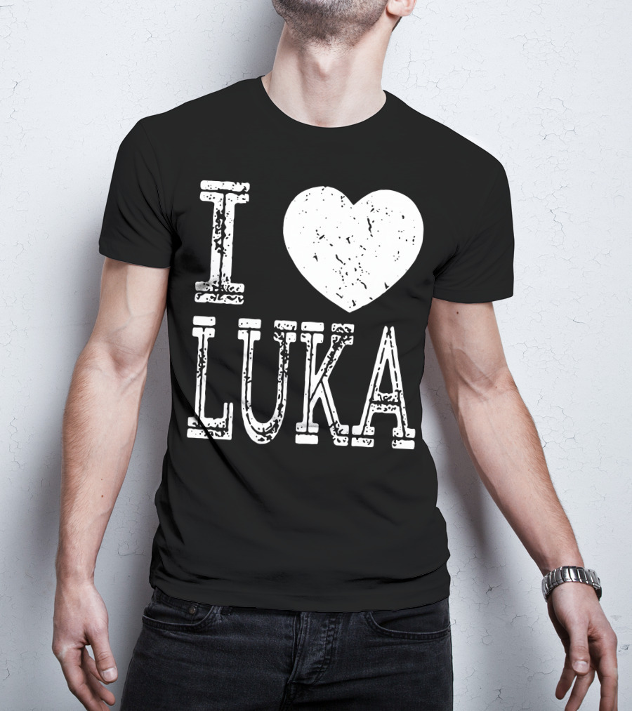I Love Luka Basketball NFL T-Shirt